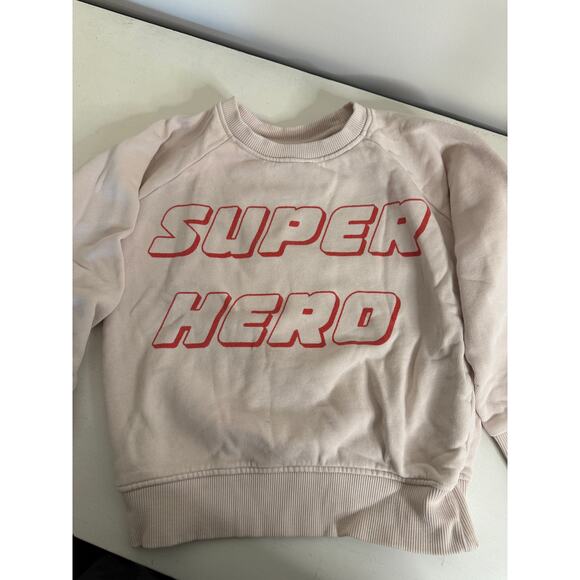 Hugo Loves Tiki Super Hero Crewneck Kids Sweatshirt 4T - Picture 1 of 4